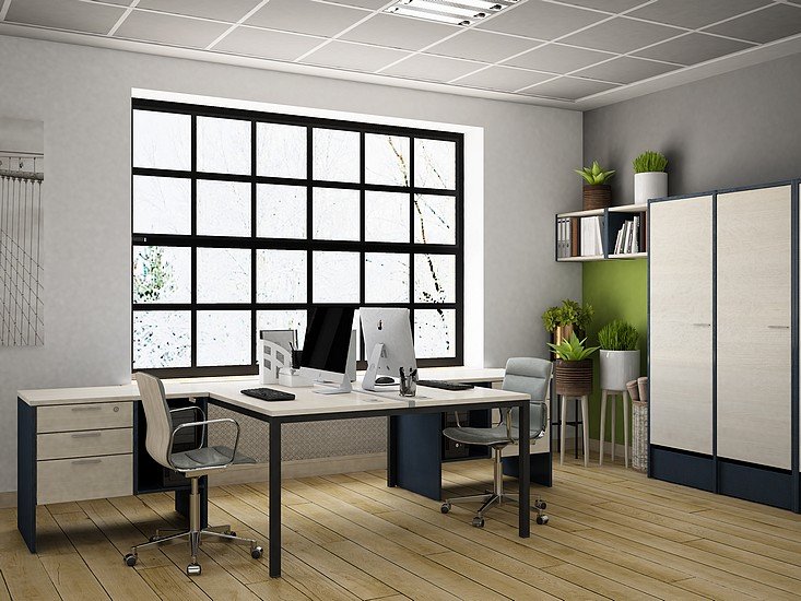 Современная стойка-ресепшн Инновация - вид 12