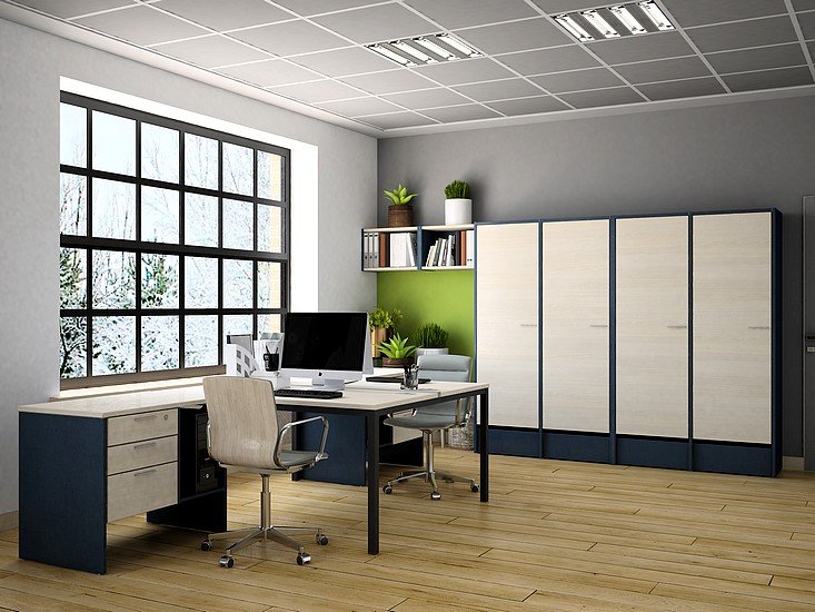 Современная стойка-ресепшн Инновация - вид 14