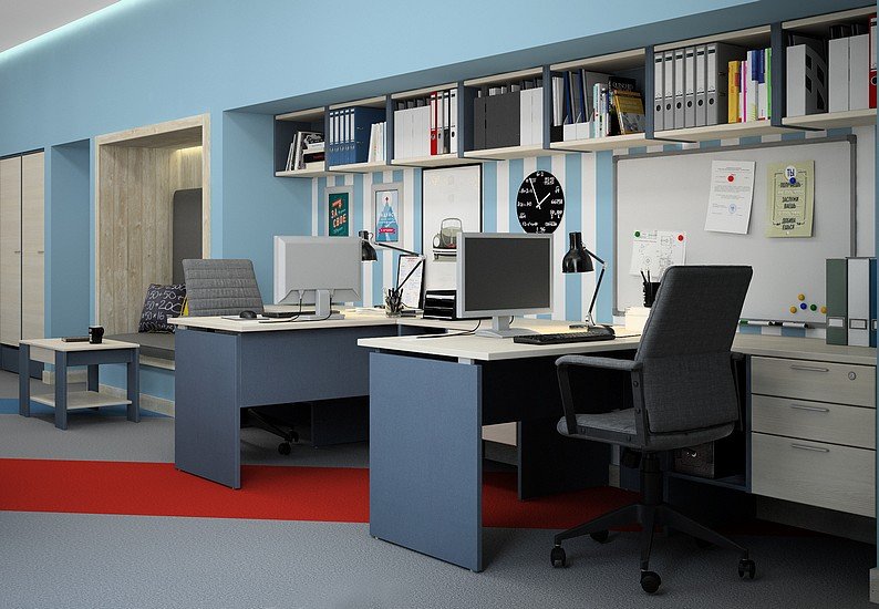 Современная стойка-ресепшн Инновация - вид 18