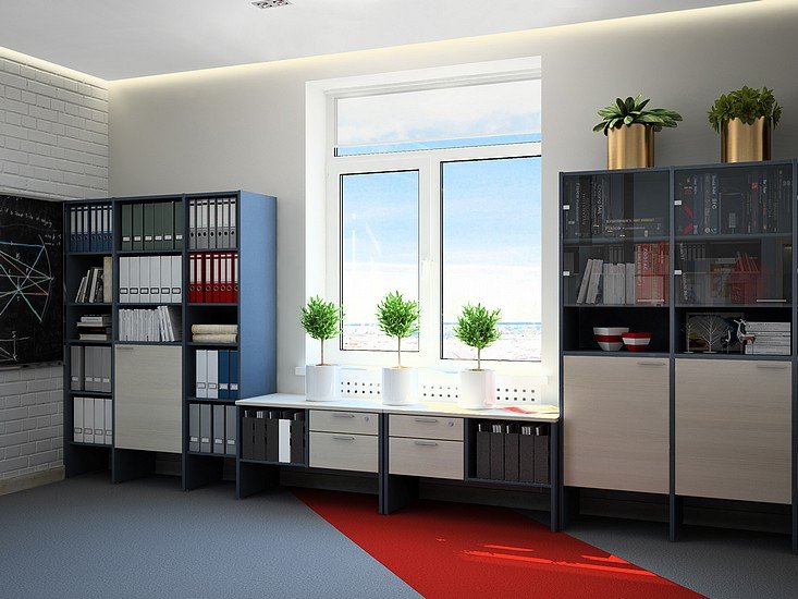 Современная стойка-ресепшн Инновация - вид 19