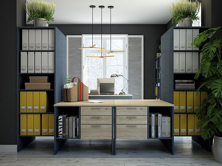 Современная стойка-ресепшн Инновация - вид 20