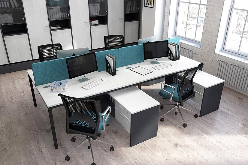 Современная стойка-ресепшн Инновация - вид 10