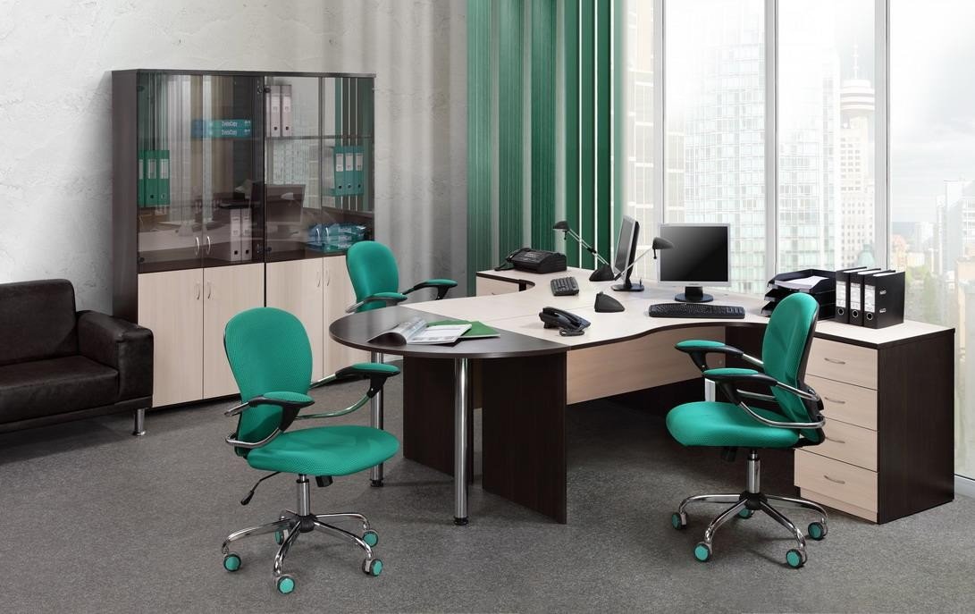 Офисная мебель цвета бук Референт - вид 2