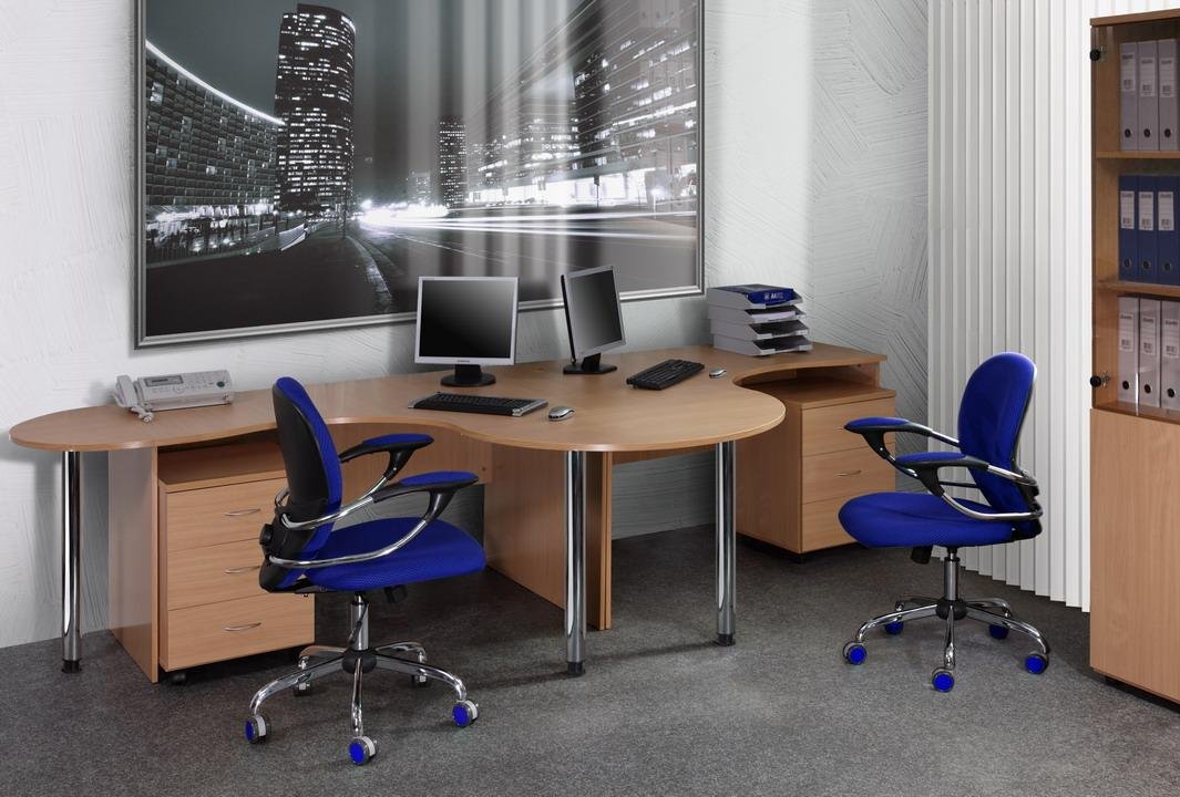 Офисная мебель цвета бук Референт - вид 5