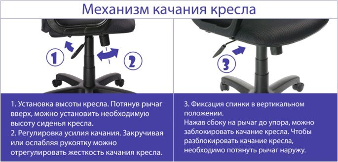 Кресло в офис с высокой спинкой CHAIRMAN BUDGET-E-279 - вид 9